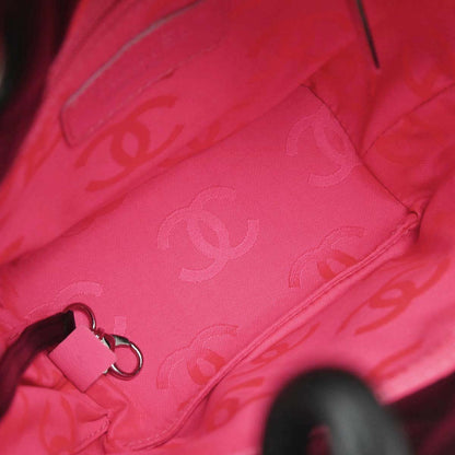Chanel 2004-2005 Black Calfskin Cambon Ligne Tote Handbag