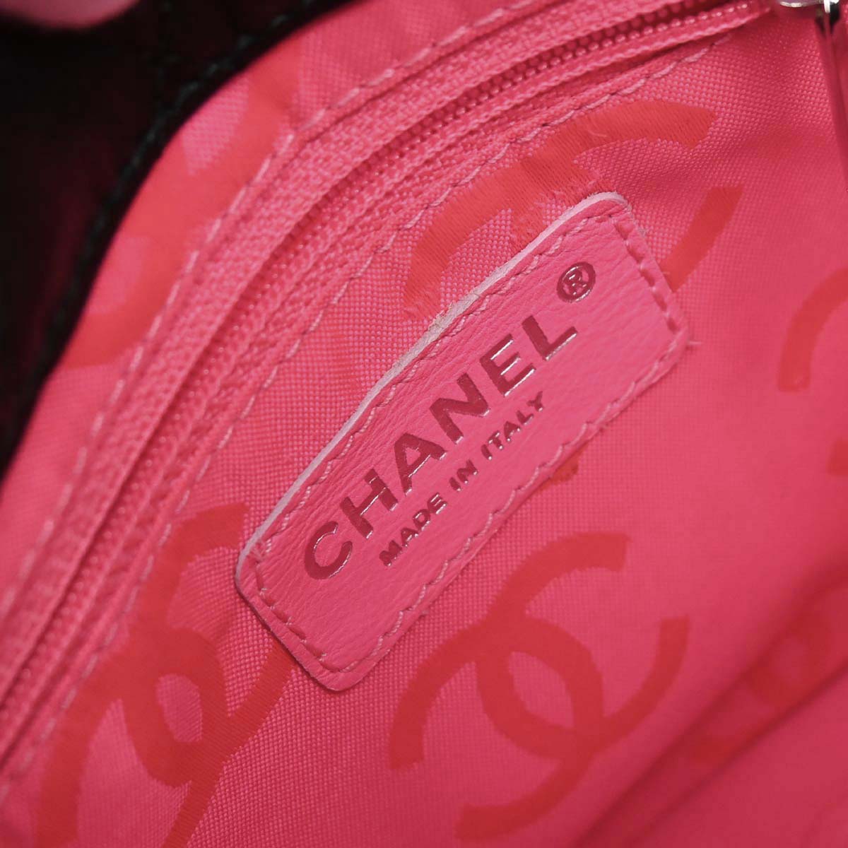 Chanel 2004-2005 Black Calfskin Cambon Ligne Tote Handbag