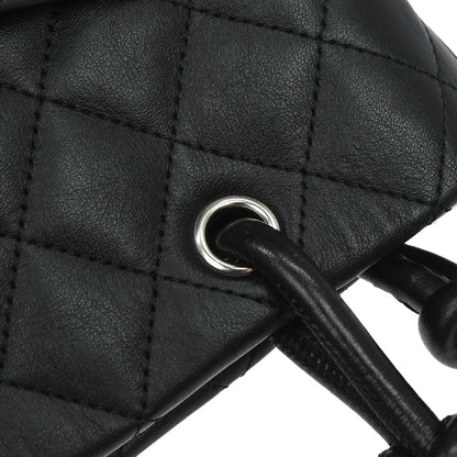 Chanel 2004-2005 Black Calfskin Cambon Ligne Tote Handbag