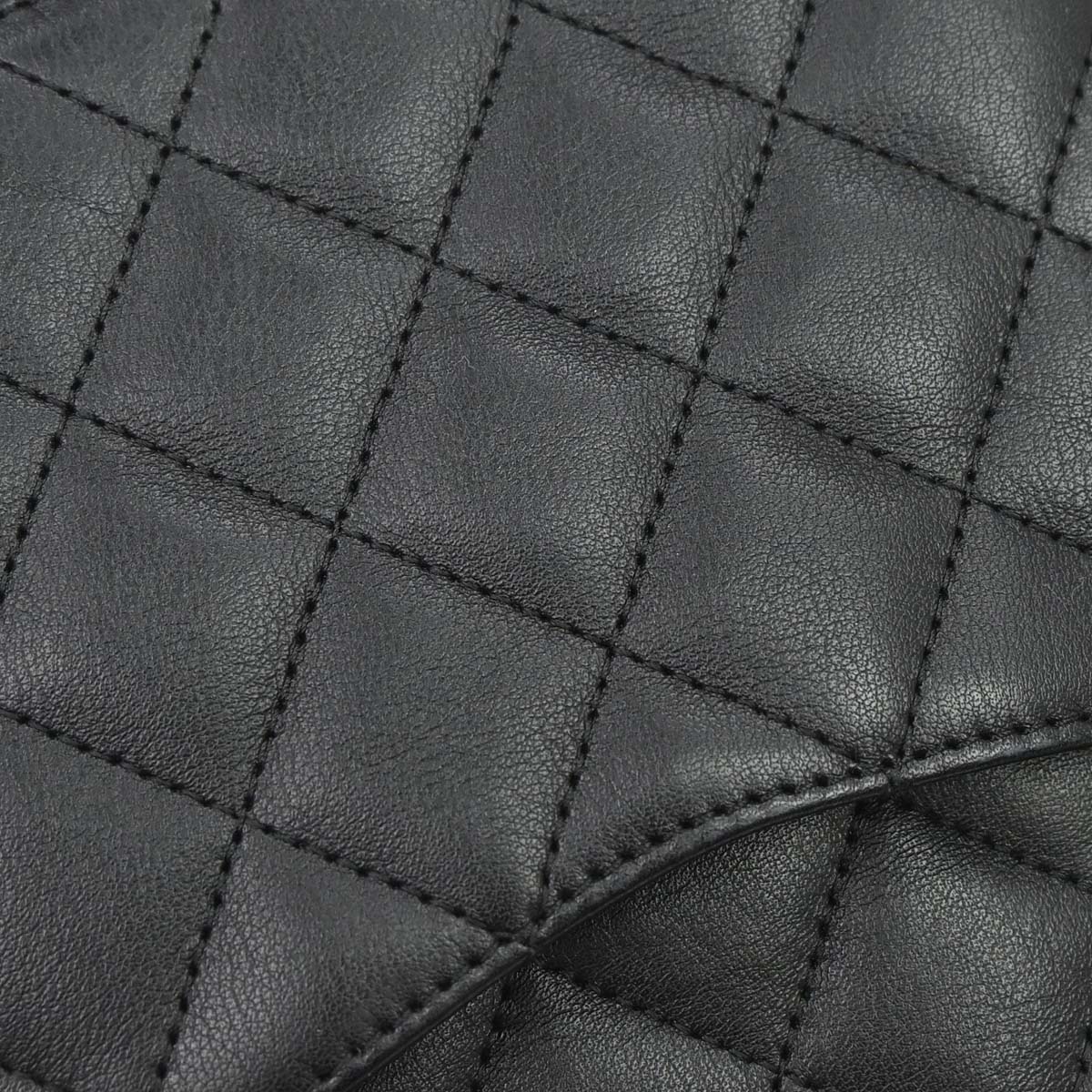 Chanel 2004-2005 Black Calfskin Cambon Ligne Tote Handbag