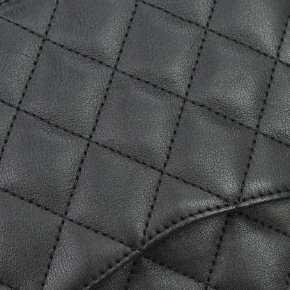 Chanel 2004-2005 Black Calfskin Cambon Ligne Tote Handbag