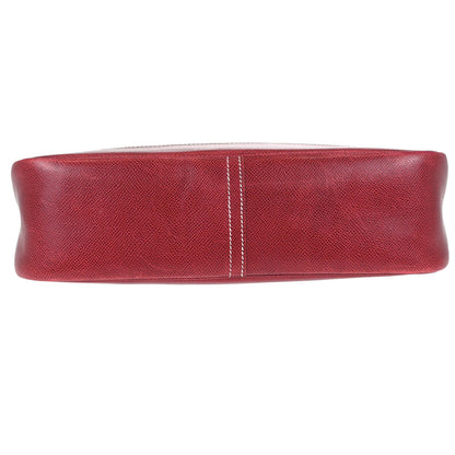 Hermes 2001 Rouge H Lisse Trim 31 Shoulder Bag