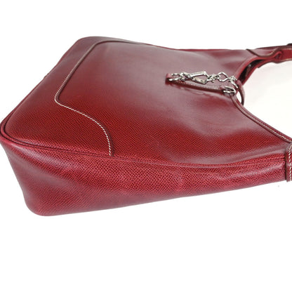 Hermes 2001 Rouge H Lisse Trim 31 Shoulder Bag