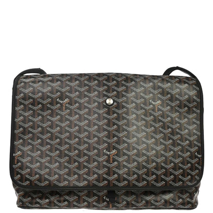 Goyard Black Capetien MM Messenger Shoulder Bag