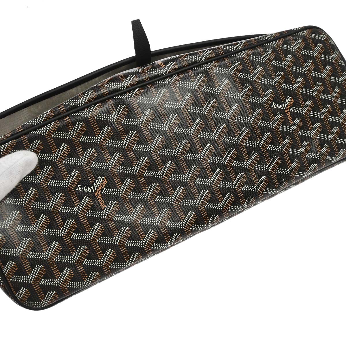 Goyard Black Capetien MM Messenger Shoulder Bag