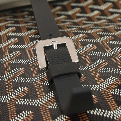Goyard Black Capetien MM Messenger Shoulder Bag
