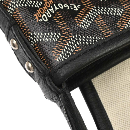 Goyard Black Capetien MM Messenger Shoulder Bag