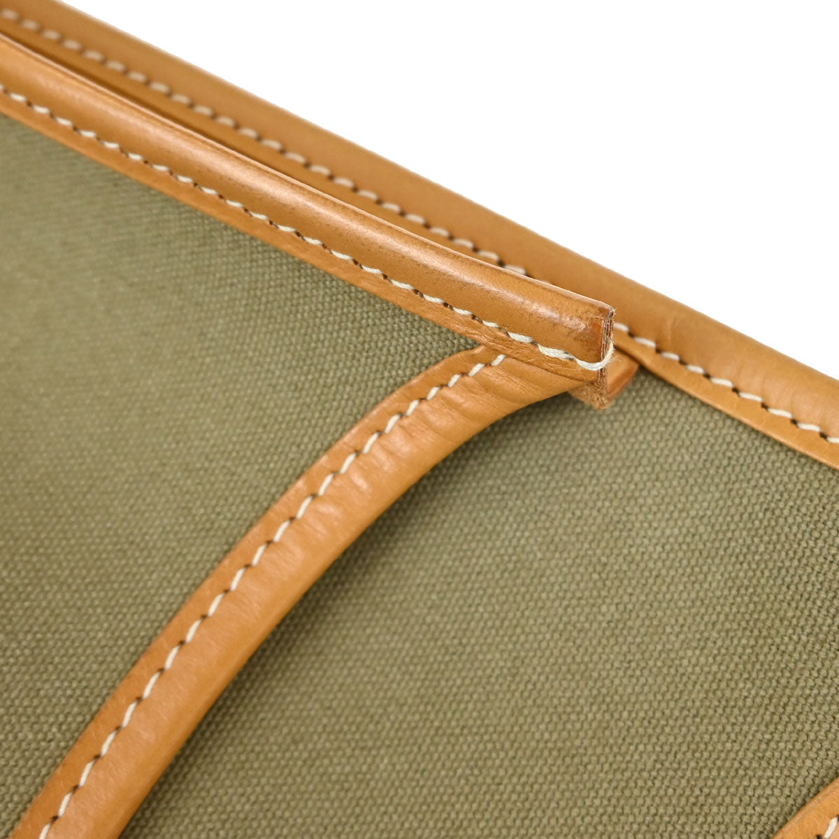 Hermes 2008 Natural Khaki Barenia Toile Officier Evelyne 2 29 PM