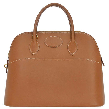 Hermes Gold Courchevel Bolide 35 Handbag