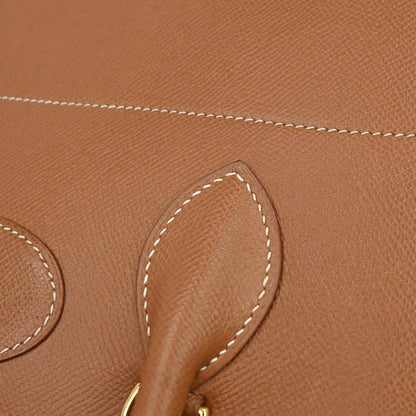 Hermes Gold Courchevel Bolide 35 Handbag