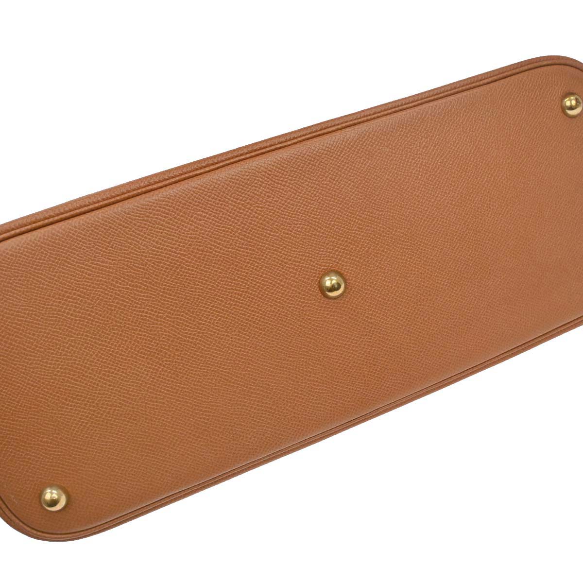 Hermes Gold Courchevel Bolide 35 Handbag