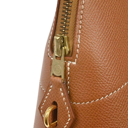 Hermes Gold Courchevel Bolide 35 Handbag