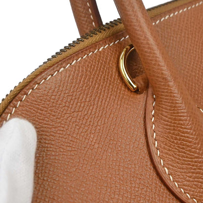 Hermes Gold Courchevel Bolide 35 Handbag