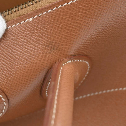 Hermes Gold Courchevel Bolide 35 Handbag