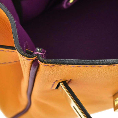 Hermes Jaune d'Or, Anemone Swift Birkin 30 Handbag