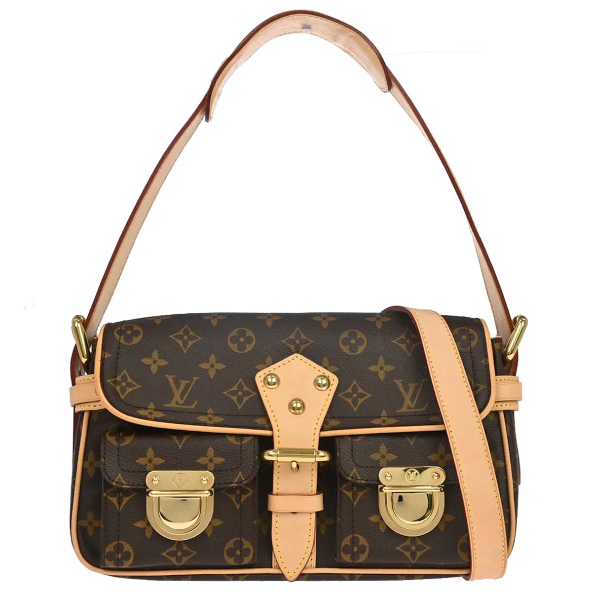 Louis Vuitton Monogram Hudson PM Shoulder Bag M40027