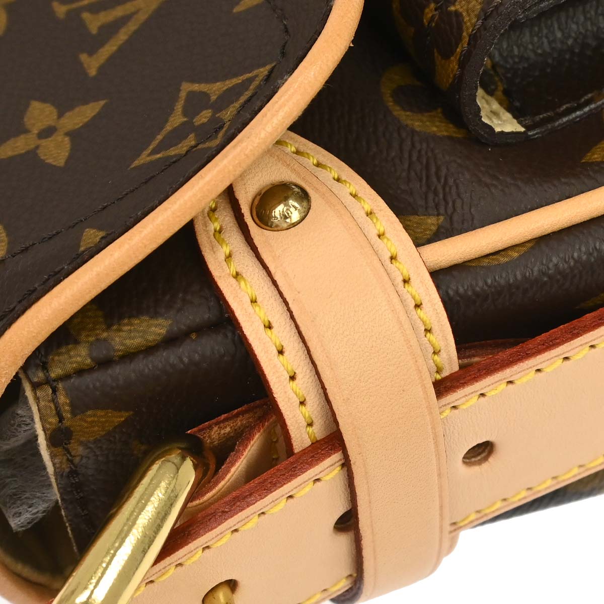 Louis Vuitton Monogram Hudson PM Shoulder Bag M40027