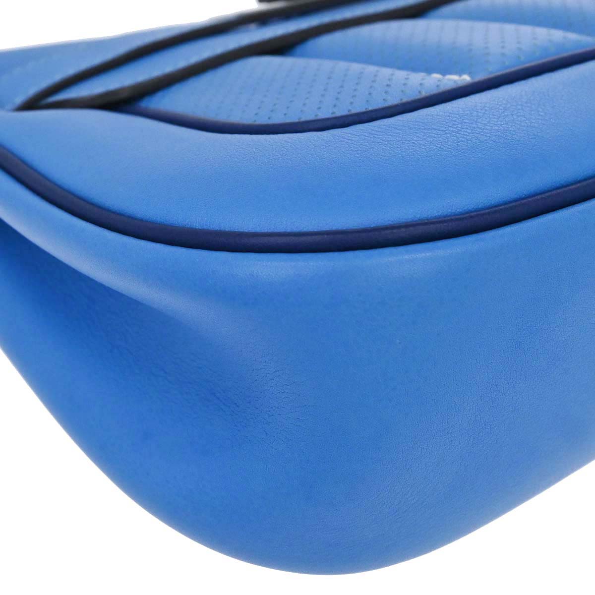 Hermes Bleu Paradis Swift Mini Berline Shoulder Bag