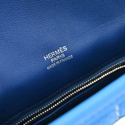 Hermes Bleu Paradis Swift Mini Berline Shoulder Bag