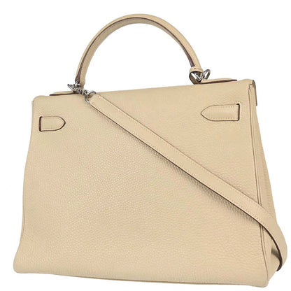 Hermes 2007 Pechemin Togo Kelly 32 Retourne 2way Shoulder Handbag
