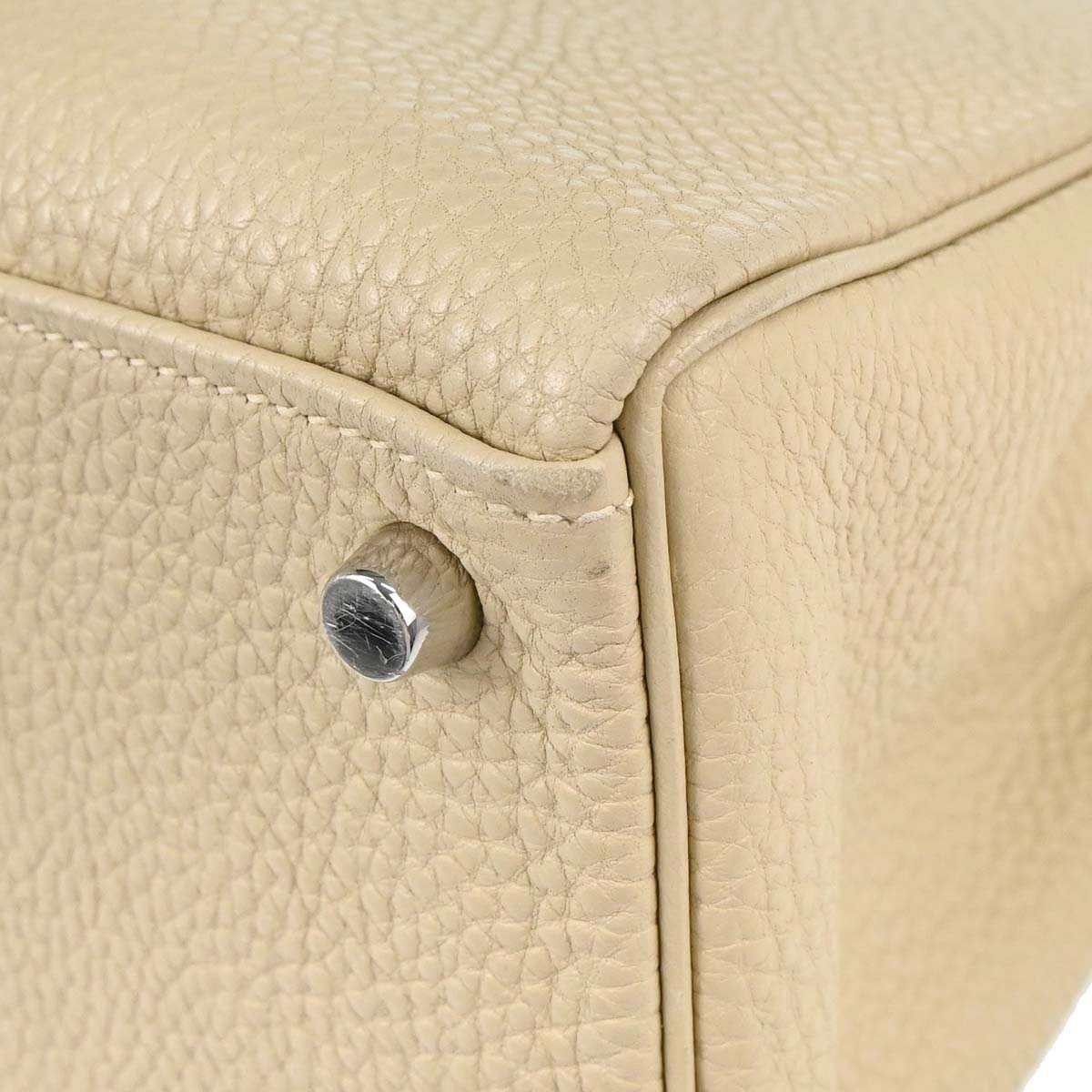 Hermes 2007 Pechemin Togo Kelly 32 Retourne 2way Shoulder Handbag