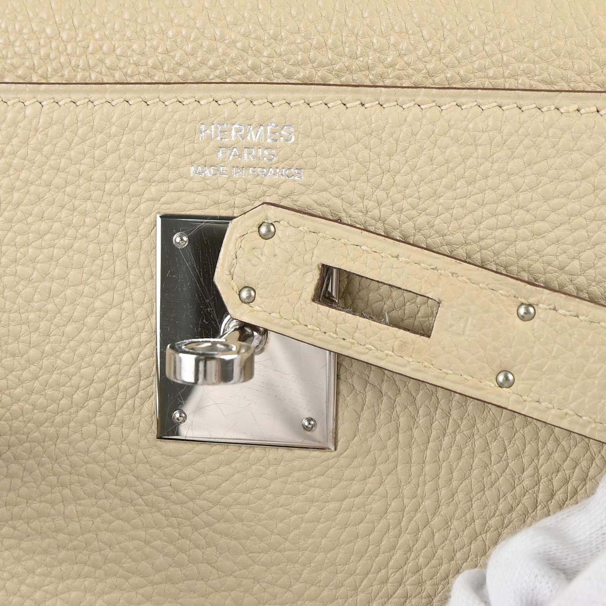 Hermes 2007 Pechemin Togo Kelly 32 Retourne 2way Shoulder Handbag