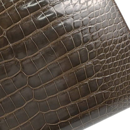 Hermes * Miel Alligator Kelly 32 Sellier Shoulder Handbag