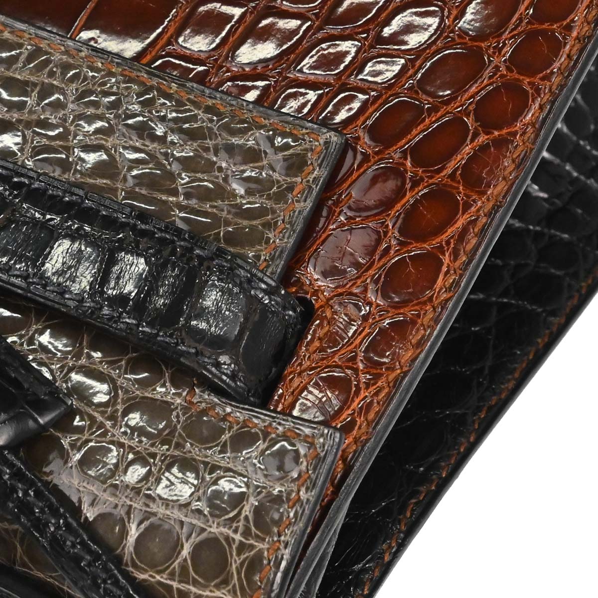 Hermes * Miel Alligator Kelly 32 Sellier Shoulder Handbag