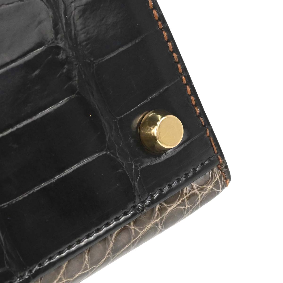 Hermes * Miel Alligator Kelly 32 Sellier Shoulder Handbag