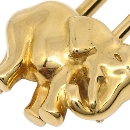 Hermes 1988 Elephant Cadena Gold Small Good