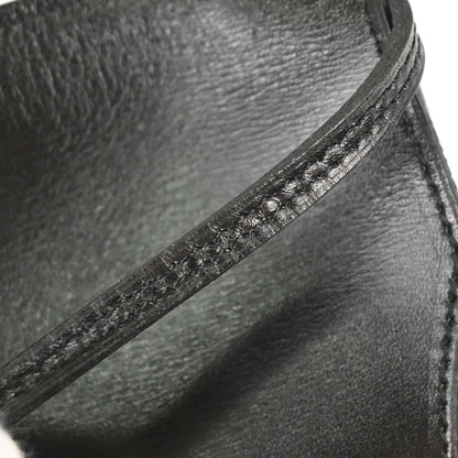 Hermes Black Box Calf Onimaitou Shoulder Bag Pochette