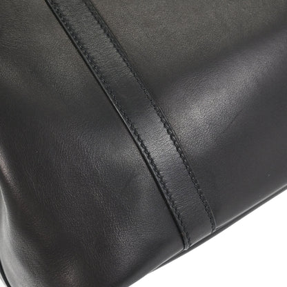 Hermes 2002 Martin Margiela Black Evercalf Initiale Bag