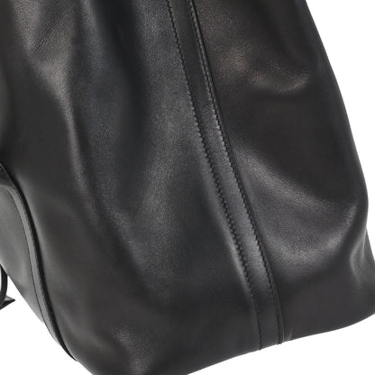 Hermes 2002 Martin Margiela Black Evercalf Initiale Bag