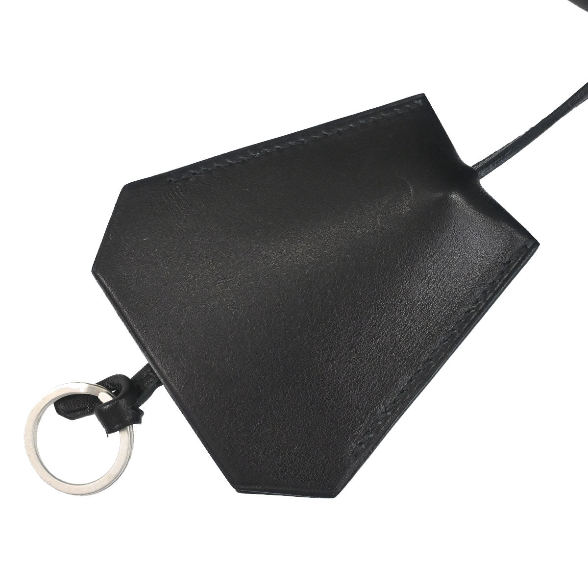 Hermes 2002 Martin Margiela Black Evercalf Initiale Bag