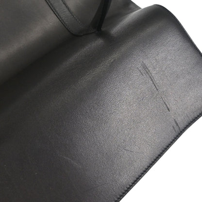 Hermes 2002 Martin Margiela Black Evercalf Initiale Bag