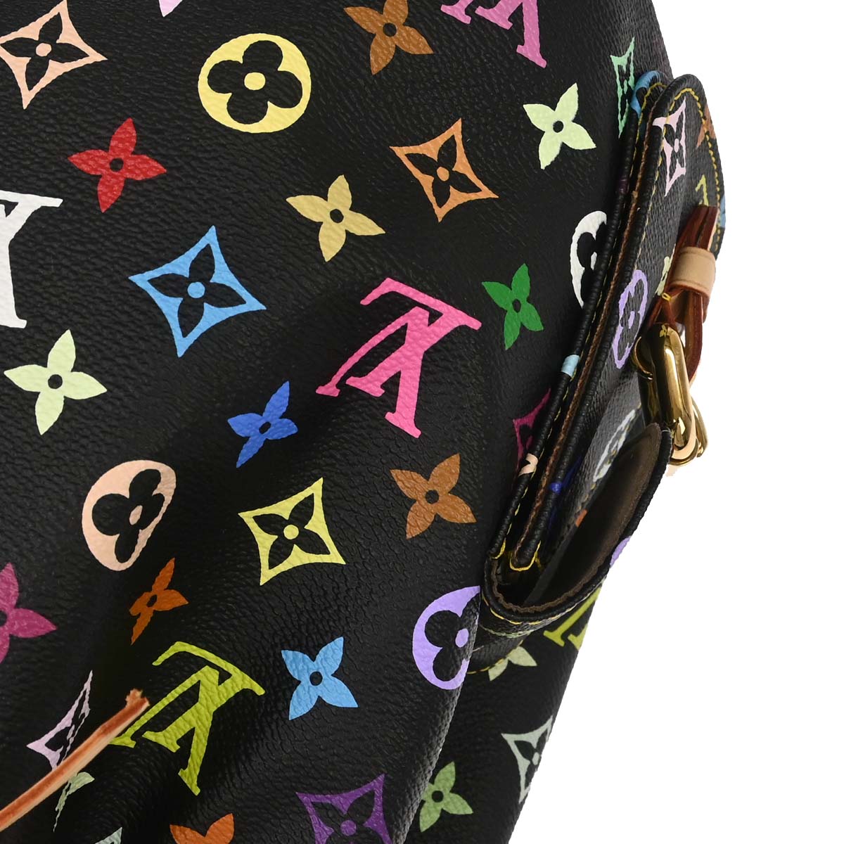 Louis Vuitton Black Monogram Multicolor Petite Noe Handbag M42230