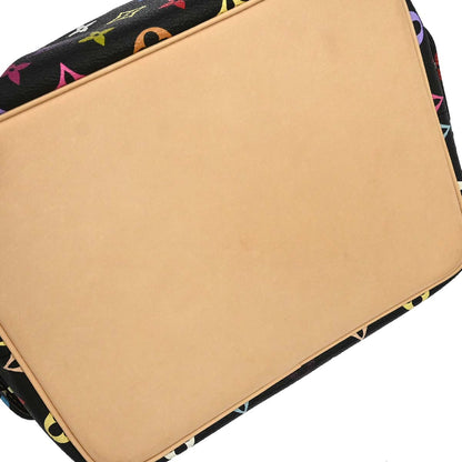 Louis Vuitton Black Monogram Multicolor Petite Noe Handbag M42230