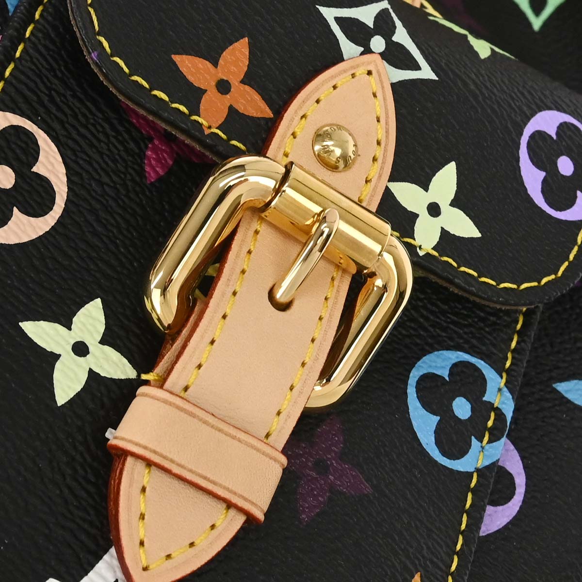 Louis Vuitton Black Monogram Multicolor Petite Noe Handbag M42230