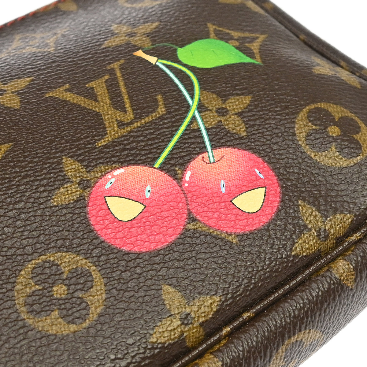 Louis Vuitton Monogram Cherry Pochette Accessoires Handbag M95008