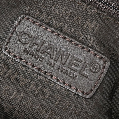 Chanel 2002-2003 Brown Lambskin Choco Bar Handbag