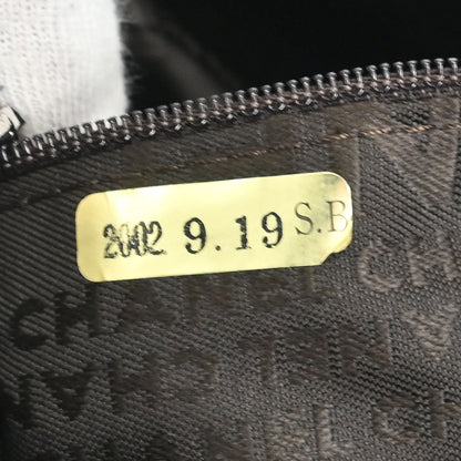 Chanel 2002-2003 Brown Lambskin Choco Bar Handbag
