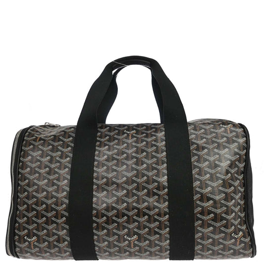 Goyard Black Voltigeur MM Pet Carrier Handbag