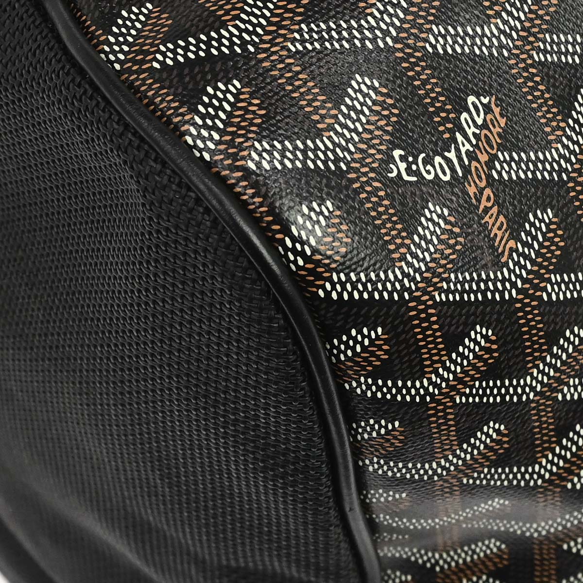 Goyard Black Voltigeur MM Pet Carrier Handbag
