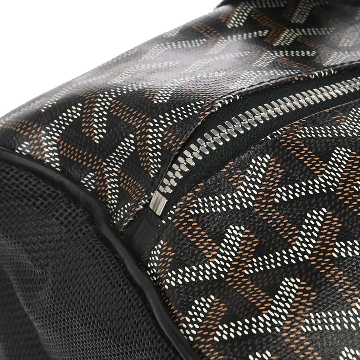 Goyard Black Voltigeur MM Pet Carrier Handbag