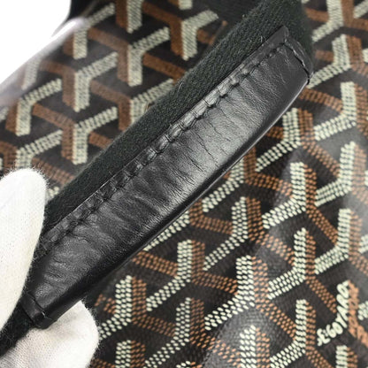 Goyard Black Voltigeur MM Pet Carrier Handbag