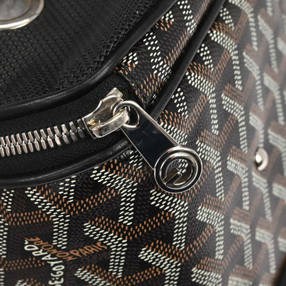 Goyard Black Voltigeur MM Pet Carrier Handbag