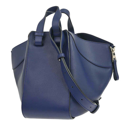 Loewe Navy Hammock 2way Shoulder Tote Handbag