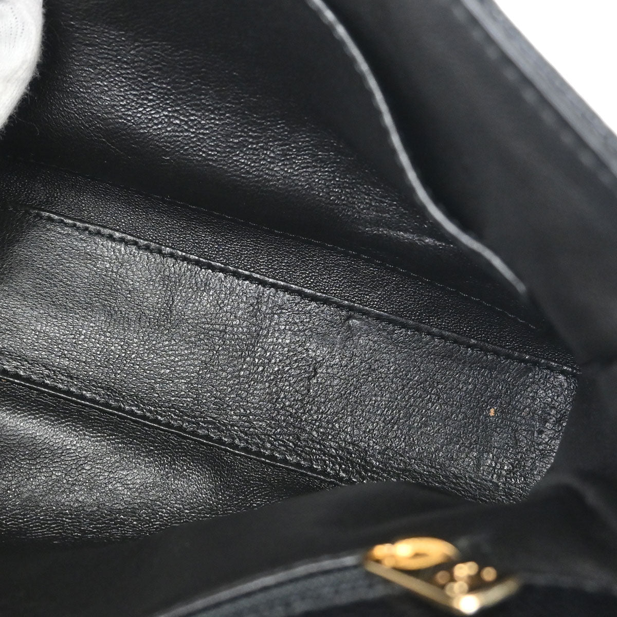 Chanel 2000-2002 Black Caviar Skin Handbag