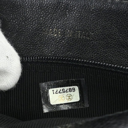 Chanel 2000-2002 Black Caviar Skin Handbag
