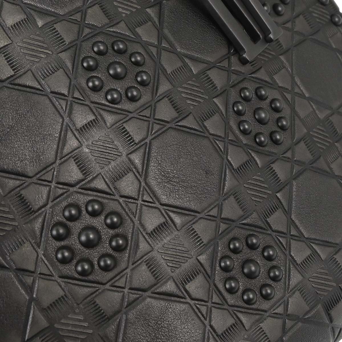 Christian Dior 2018 Black Calfskin Medium Lady Dior Cannage 2way Shoulder Handbag